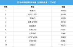 猜猜谁是第一？来看2016年纯电动车上牌数排名