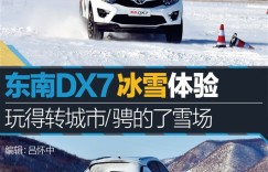 冰雪体验东南DX7 玩得转城市/骋的了雪场